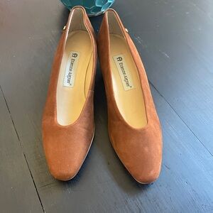 Etienne Aigner Women's rusty brown Suede shoes